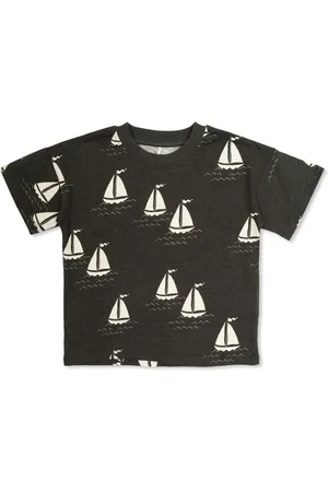 Mini Rodini T-shirt Sailing Boats