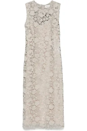 P.A.R.O.S.H. Robe Peonia à coupe mi-longue