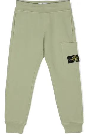 Stone Island Pantalon de jogging à patch Compass