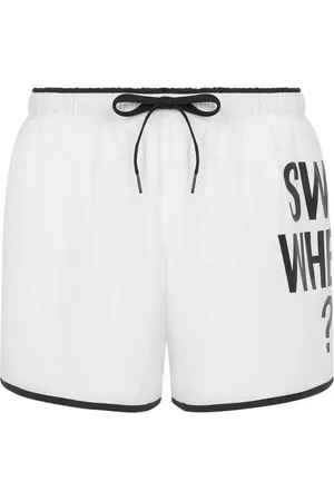 Moschino Short de bain à logo imprimé