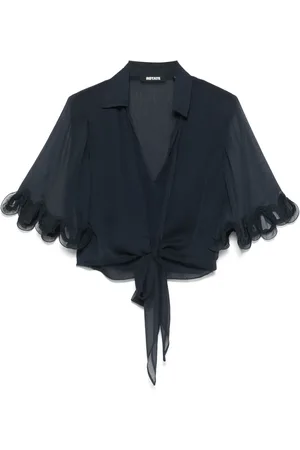 ROTATE Haut en chiffon à design noué