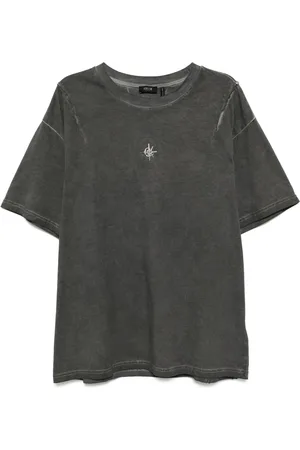 FIVE CM T-shirt à logo clouté