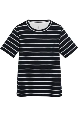 Brunello Cucinelli T-shirt à rayures