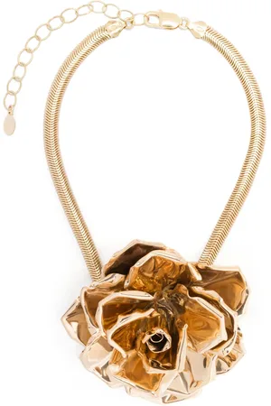 MAGDA BUTRYM Collier ras-du-cou à détail de fleur