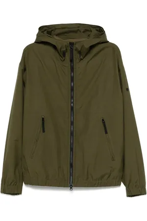 Stone Island Veste boutonnée à col contrastant