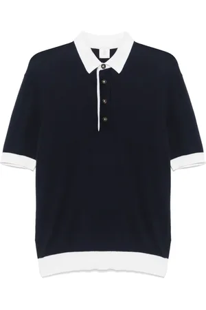 ELEVENTY Polo en maille nervurée