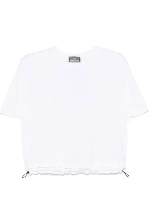 HERNO T-shirt à lien de resserrage