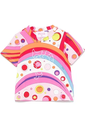 PUCCI Junior T-shirt à imprimé Iride