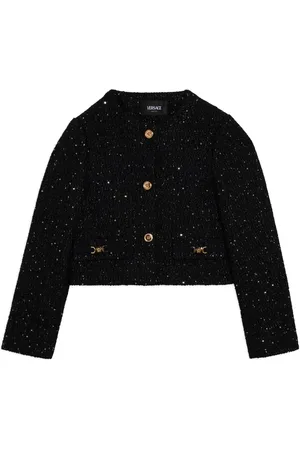 VERSACE Veste en tweed à sequins
