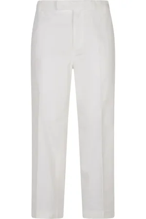 Thom Browne Pantalon en coton à coupe droite