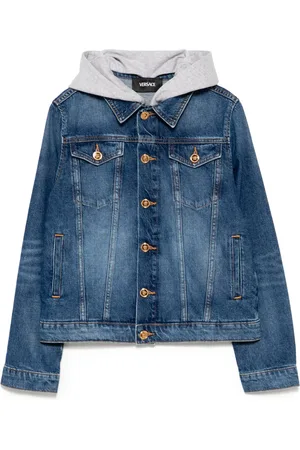 VERSACE Veste en jean à capuche