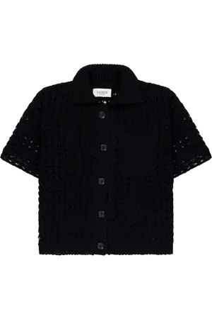 LANEUS Polo en maille ajourée à coupe ample