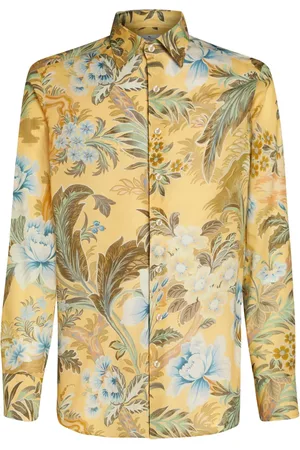 Etro Chemise en coton à fleurs