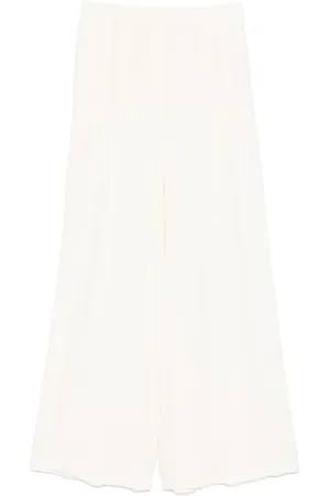 Norma Kamali Pantalon ample crop