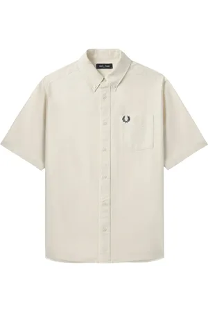 Fred Perry Chemise oxford à boutonnière sur le devant