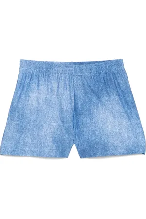 FISICO Short à imprimé jean