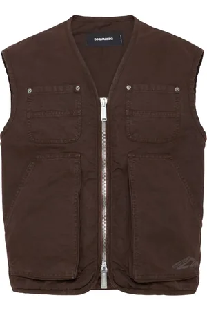 Dsquared2 Gilet zippé à logo