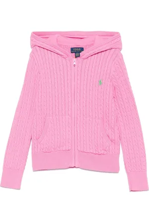 Ralph Lauren Cardigan en maille torsadée