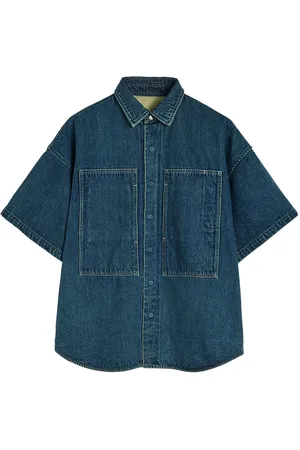Jil Sander Chemise en jean à boutonnière dissimulée