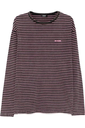 We11 Done T-shirt Logo Striped