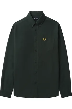 Fred Perry Chemise oxford à boutonnière sur le devant