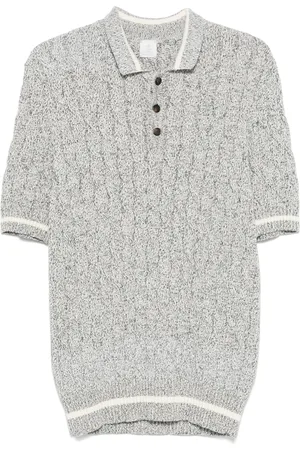 ELEVENTY Polo en maille torsadée