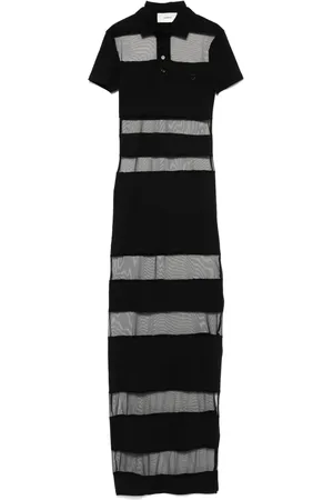 COPERNI Robe-polo transparente à rayures
