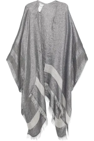 PESERICO SIGN Cardigan mi-long en maille métallisée