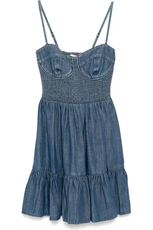 Michael Kors Robe bustier à fronces