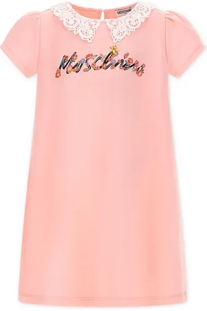 Moschino Robe à logo imprimé