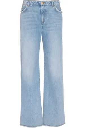 Balmain Jean droit à bords francs
