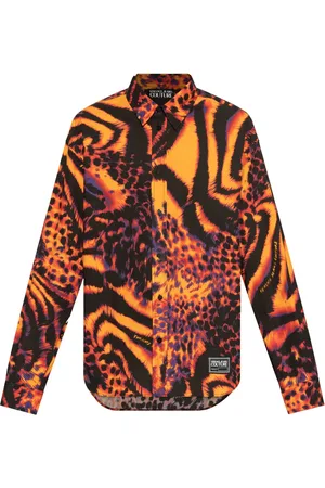 VERSACE Chemise à imprimé abstrait