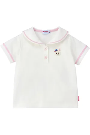 Miki House T-shirt à motif lapin