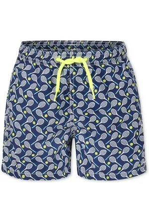 MC2 SAINT BARTH Short de bain à imprimé graphique