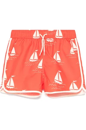 Mini Rodini Short de bain Sailing Boats