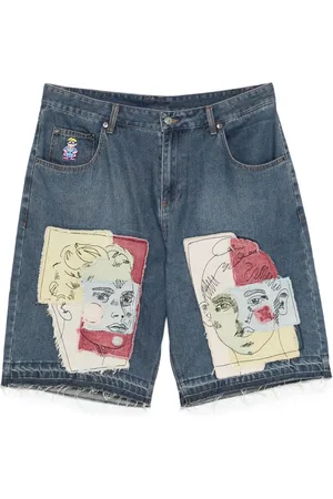 KIDSUPER STUDIOS Short de sport à détail de patch