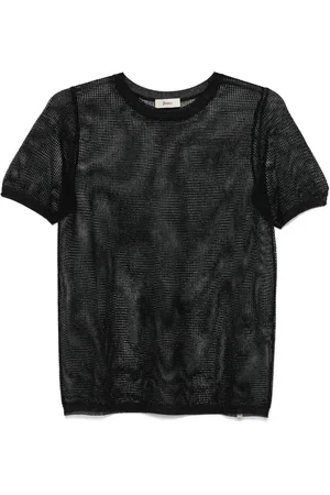 HERNO T-shirt en maille ajourée