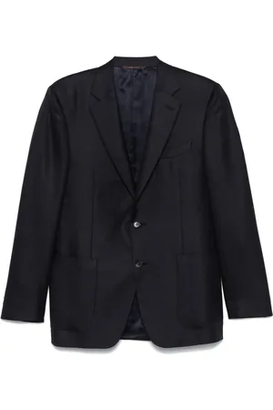 CANALI Blazer en cachemire à chevrons