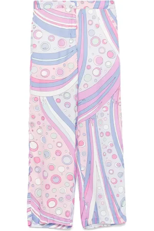 PUCCI Junior Pantalon à imprimé géométrique
