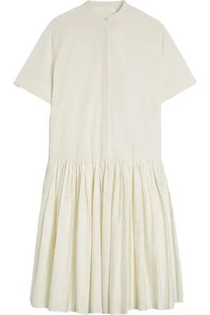 Jil Sander Robe-chemise en coton