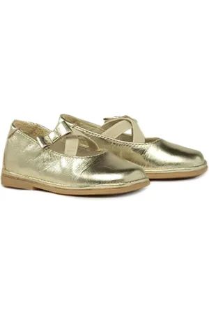 PèPè Ballerines à effet métallisé