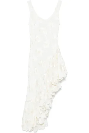 ROTATE Robe volantée à fleurs