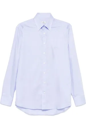 Etro Chemise boutonnée à logo brodé