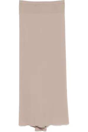 Rick Owens Jupe Calf Bias mi-longue