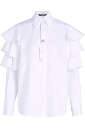 Karl Lagerfeld X Joann blouse à design noué