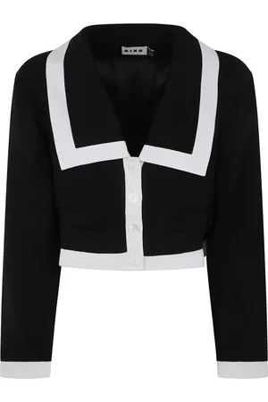RIXO London Veste à détails rayés