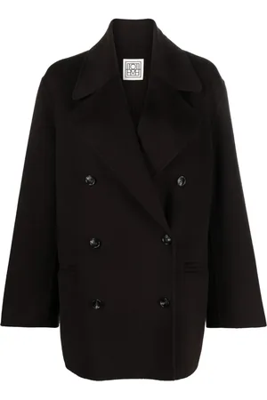 Totême Manteau en laine à boutonnière croisée