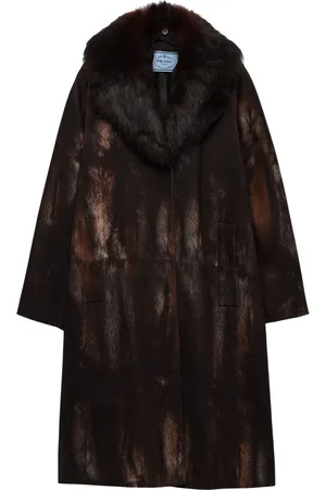Prada Manteau droit à simple boutonnage