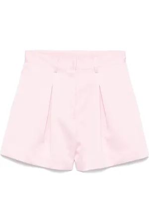 ROTATE Short satiné à taille haute