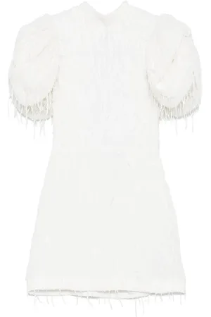 ROTATE Robe courte à manches bouffantes